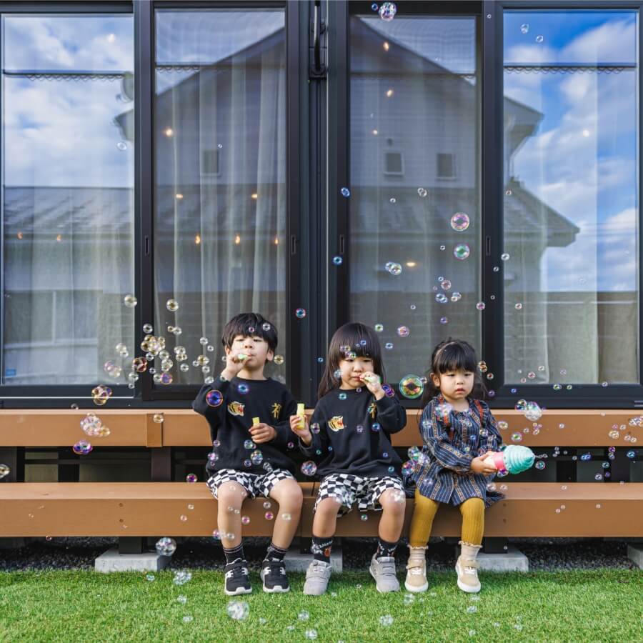 気軽にお庭へ出られる工夫