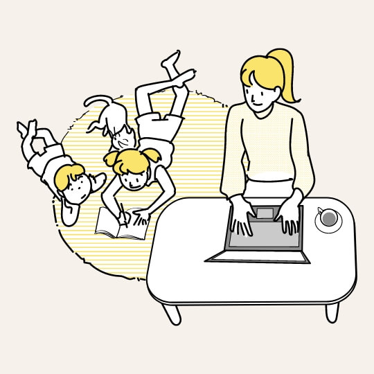 子どもの成長を見守る