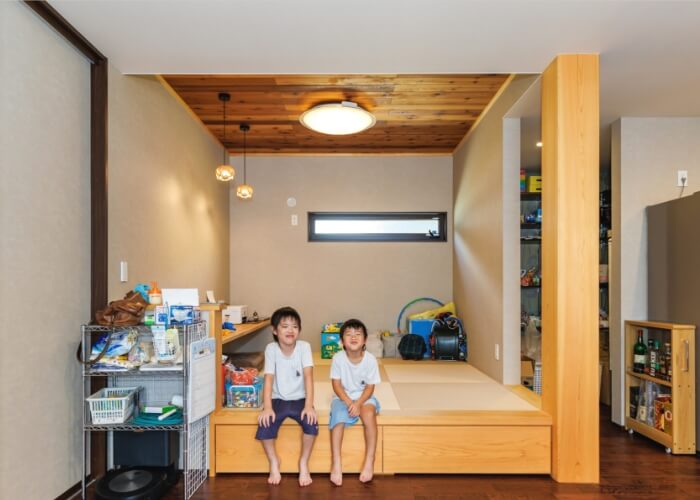 子どもが伸び伸びできる和空間