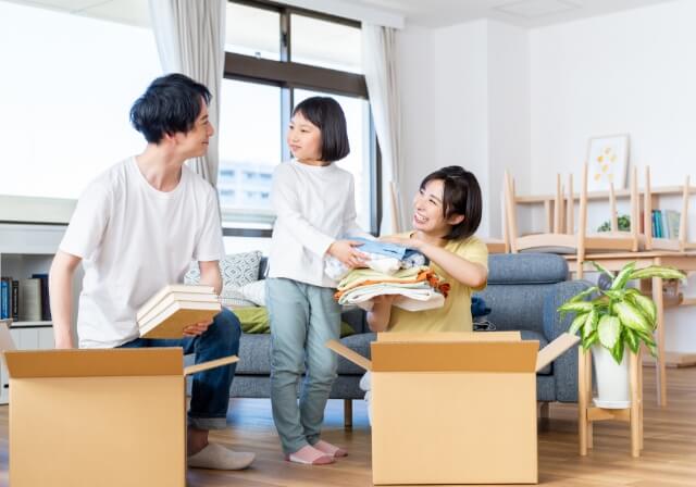 仮住まいへのお引っ越し