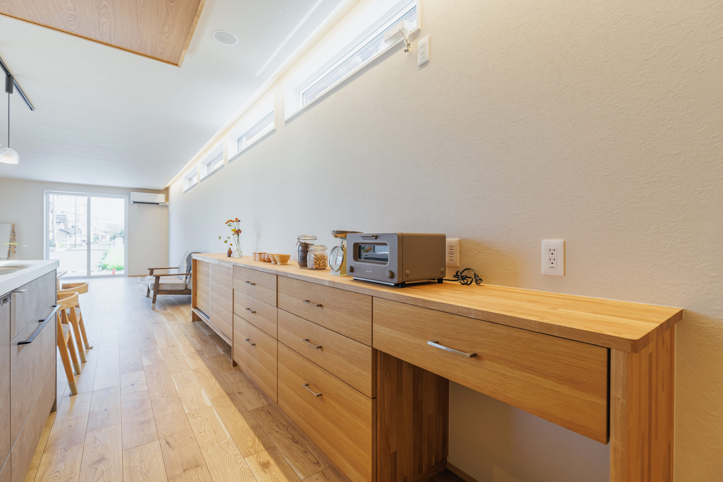 三角屋根がかわいいナチュラルウッディーなお家の写真13